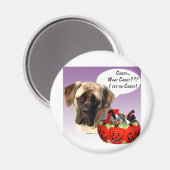 Aimant Mastiff (fawn) Halloween Candy (Recto/Verso)