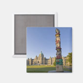 Aimant Mât totem sur l'édifice du Parlement à (Recto/Verso)