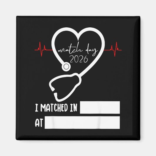 Aimant Match Day 2026 Future Doctor Physician Residency F (Devant)