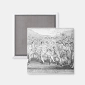 Aimant Match de boxe entre Thomas Futrell et John (Recto/Verso)