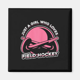 Aimant Match de hockey sur gazon - Juste une fille qui ai
