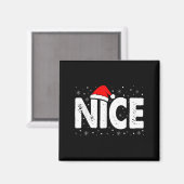 Aimant Matching Co. Naughty Or Nice Christmas - Uni-adult (Recto/Verso)