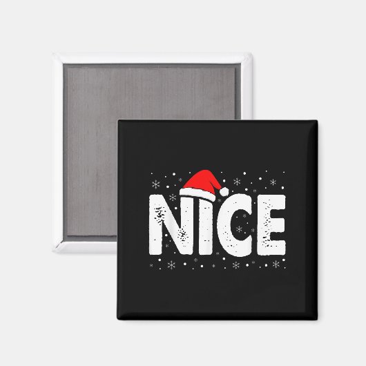 Aimant Matching Co. Naughty Or Nice Christmas - Uni-adult (Recto/Verso)