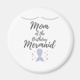 Aimant Matching Mermaid Anniversaire Mermamie maman de Me