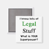 Aimant matériel juridique (Recto/Verso)