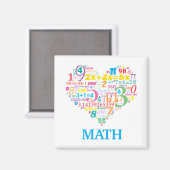 Aimant Math du cœur (Recto/Verso)