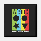 Aimant Math Enseignant Math Math vous maintient dans la f (Devant)