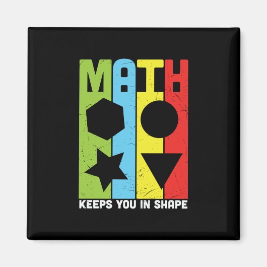 Aimant Math Enseignant Math Math vous maintient dans la f (Devant)