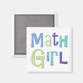 Aimant Math Girl (Recto/Verso)