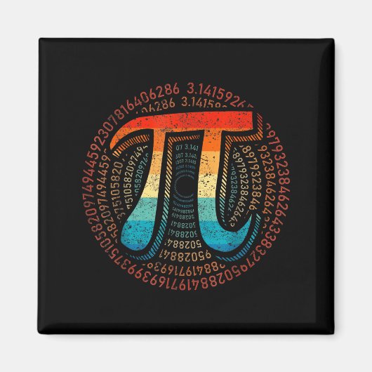 Aimant Math Is Simple As Pi Math Teacher Happy Pi Day Lov (Devant)