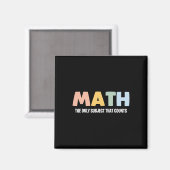 Aimant Math La Seule Matière Qui Compte - Thé Tasse Drôle (Recto/Verso)