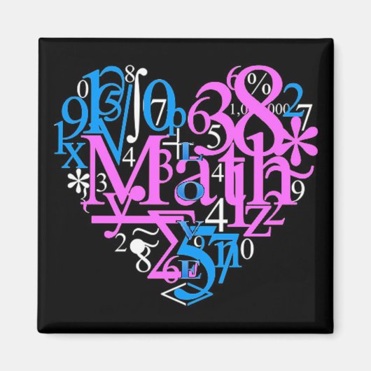 Aimant Math Love (Devant)