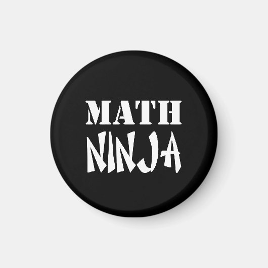Aimant Math Ninja (Devant)