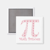 Aimant Math Princess Pi (Recto/Verso)