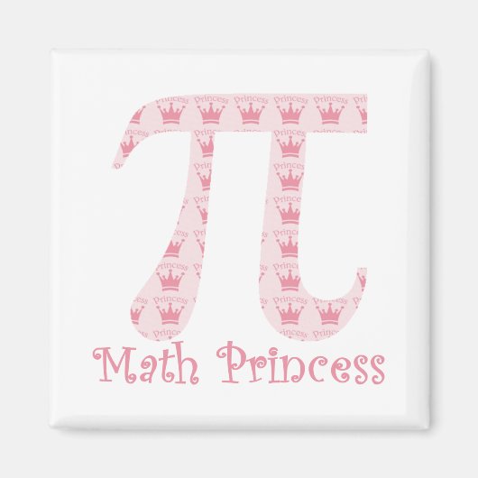 Aimant Math Princess Pi (Devant)