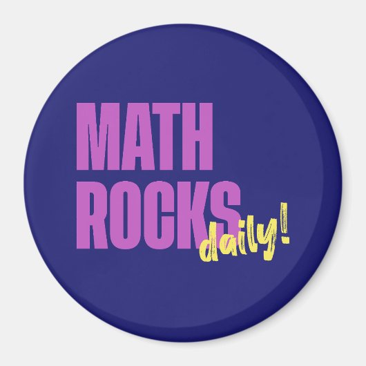 Aimant Math Rocks Daily (Devant)