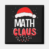 Aimant Math Santa Claus Christmas Matching Costume (Devant)