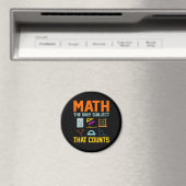 Aimant Math Sujet Counts Mathématique Math Enseignant (In Situ (Lave-vaisselle))