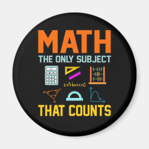 Aimant Math Sujet Counts Mathématique Math Enseignant