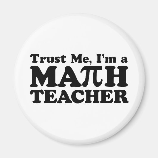 Aimant Math Teacher (Devant)