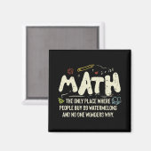 Aimant Mathématiques Mathématiques Mathématiques Math Ens (Recto/Verso)
