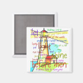 Aimant Mathew 5:14-16 Phare 1 (Recto/Verso)