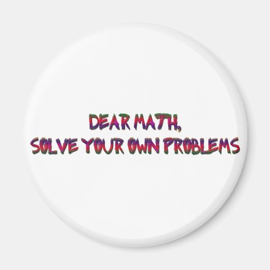 Aimant maths (Devant)