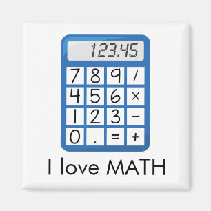 Aimant Maths fraîches d'amour de la calculatrice I