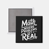 Aimant Maths où les problèmes deviennent réels (Recto/Verso)