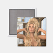 Aimant Matin vintage (Recto/Verso)