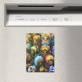 Aimant Matryoshka Poupées Souvenir Kiosque Voyage Photo (In Situ (Lave-vaisselle))