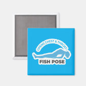 Aimant Matsyasana Pose du Poisson • Ouvre la Poitrine et (Recto/Verso)