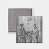 Aimant Matteo Ricci et Paulus Li (Recto/Verso)