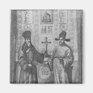 Aimant Matteo Ricci et Paulus Li