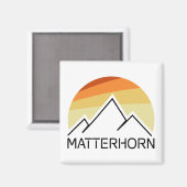 Aimant Matterhorn Suisse Italie Retro (Recto/Verso)