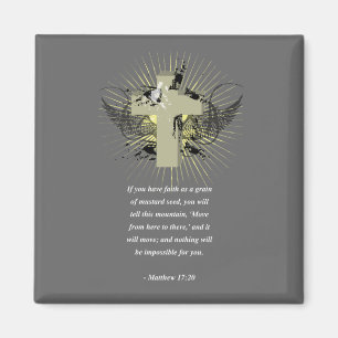 Aimant MATTHEW 17:20 Verse de la Bible