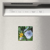 Aimant Matthew Inspirational FLOWERS Écriture ANXIEUSE (In Situ (Lave-vaisselle))