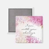 Aimant Matthieu 28:20 Je suis toujours avec toi (Recto/Verso)