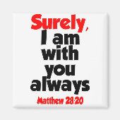Aimant Matthieu 28-20 - sûrement je suis avec vous toujou (Devant)