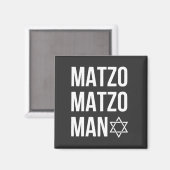 Aimant Matzo Matzo Man Jewish Hanoukka (Recto/Verso)