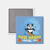 Aimant Maui Surf Panda (Recto/Verso)