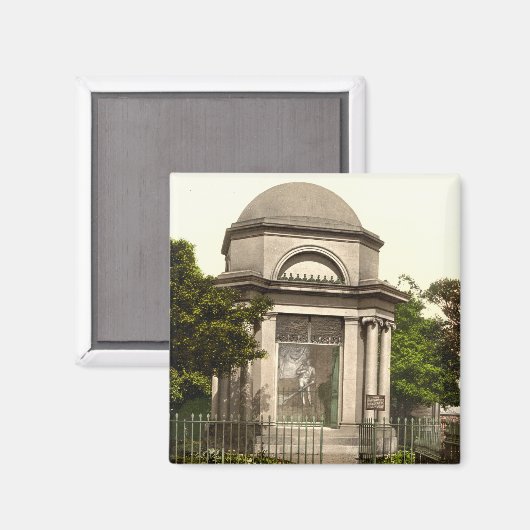 Aimant Mausolée Burns, Dumfries, Ecosse (Recto/Verso)