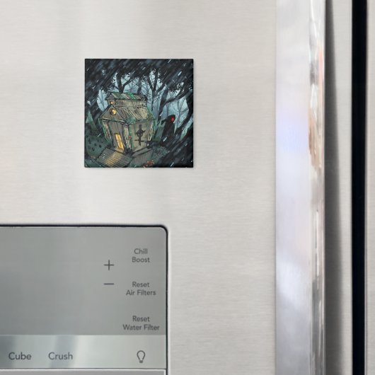 Aimant Mausolée et le Corbeau (In situ (réfrigérateur))