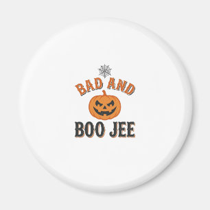 Aimant Mauvais et Boo Jee Halloween Citrouille Graphique_