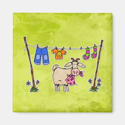 Aimant mauvaise chèvre (Devant)