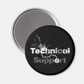 Aimant Mauvaise journée avec support technique (Recto/Verso)