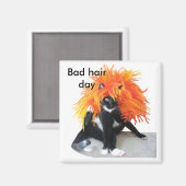 Aimant Mauvaise journée des cheveux (Recto/Verso)
