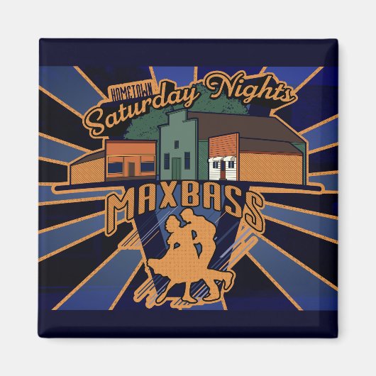 Aimant Maxbass Saturday Nights (Devant)