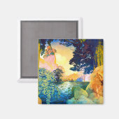 Aimant Maxfield Parrish Dream Castle (Recto/Verso)