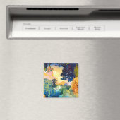 Aimant Maxfield Parrish Dream Castle (In Situ (Lave-vaisselle))